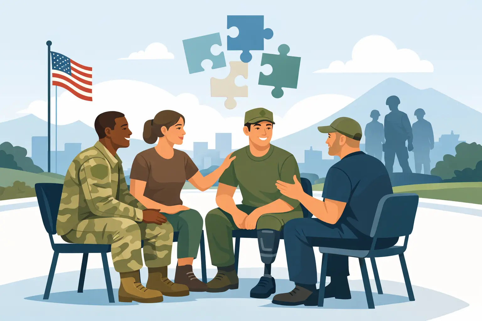 Veteran Peer Groups Rebuild What Service Built